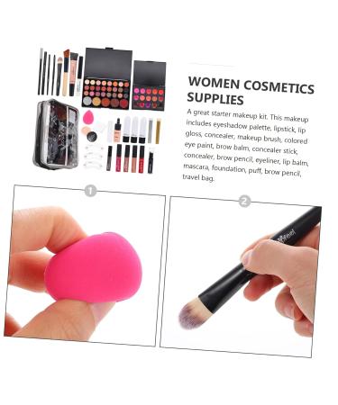 Buy Women's All-in-One Makeup Kit | Professional Eyebrow Pencil Foundation & Mascara - International Shipping - Buy Online on SooperMarket.com