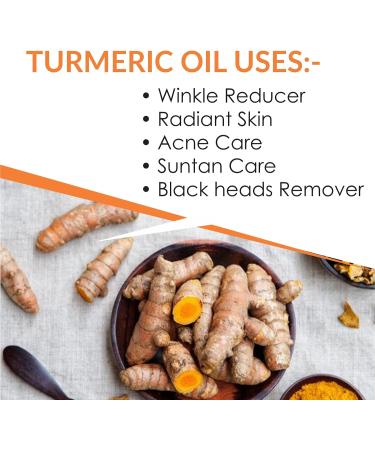 Crysalis Turmeric (Curcuma Longa) Oil |100% Pure & Natural Undiluted Essential Oil Organic Standard Turmeric Oil Skin Rejuvenator Healthy Skin & Contributes Natural Skin Glow -30ml 30 ML - Buy Online on SooperMarket.com