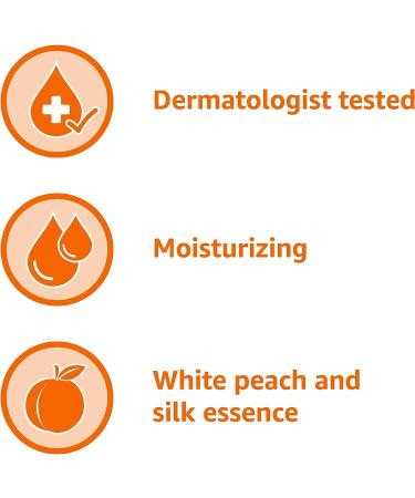 Amazon Basics Silky Smooth Body Wash - Peach and Orange Blossom Scent - 18 fl oz (Pack of 1) - Buy Online on SooperMarket.com
