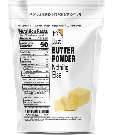 It's Just - GrassFed Butter Powder  Made from Real Butter  Made in USA  9oz - Buy Online on SooperMarket.com