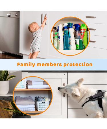 Child Safety Magnetic Cabinet Locks (20 Pack + 4 Keys) - Baby Proofing Cupboard Locks for Toddler - Easy Installation, Invisible Design - Buy Online on SooperMarket.com