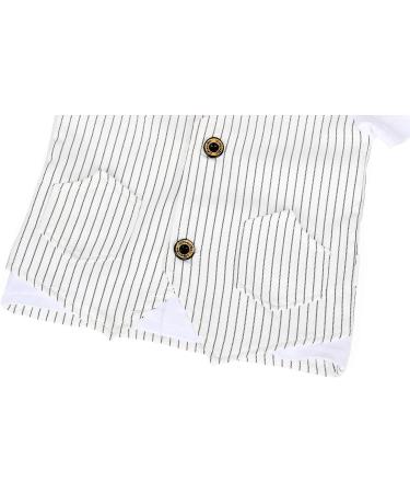 AmzBarley Baby Boys Gentleman Suit Outfit | Ivory Tuxedo Rompers 3-4 Years - Buy Online on SooperMarket.com