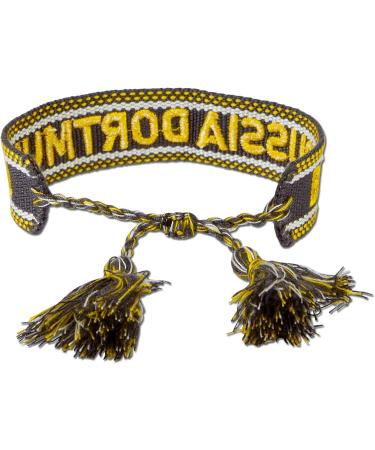 Shop BVB Fabric Bracelet - Adjustable Size 1.8cm Wide - Premium Polyester | International Shipping - Buy Online on SooperMarket.com
