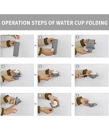SPECIAL MADE Collapsible Water Bottle - Leakproof Valve, Reusable BPA Free Silicone, Foldable for Sport Gym Camping Hiking Travel - Lightweight & Durable 20oz 600ml (Grey) - Buy Online on SooperMarket.com