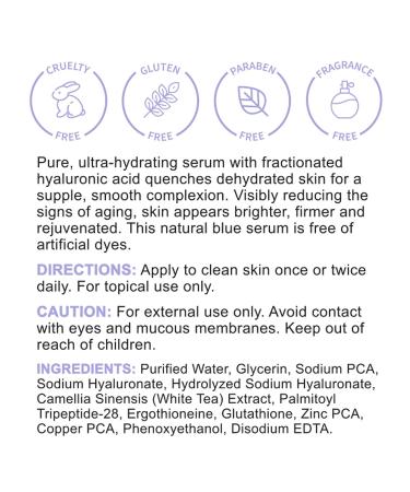 Replenix Pure Hydration Hyaluronic Acid Serum - Medical Grade Anti-Aging Treatment - 1 oz - Reduce Wrinkles, Even Skin Tone, and Firm Skin - Buy Online on SooperMarket.com