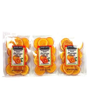 Trader Joe's Sweetened Dried Orange Slices 5.3 Oz, (Pack of 3) 5.3 Ounce (Pack of 3)