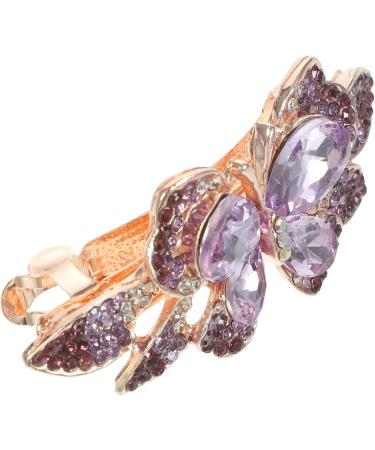 OSALADI Rhinestone Hair Clip Gem Hair Barrettes Bridal Hair Barrettes French Barrette Hair Clips Spring Clip Barrettes Wedding Hair Clip Hair Barrettes for Women Wild Jewelry Miss Metal - Buy Online on SooperMarket.com