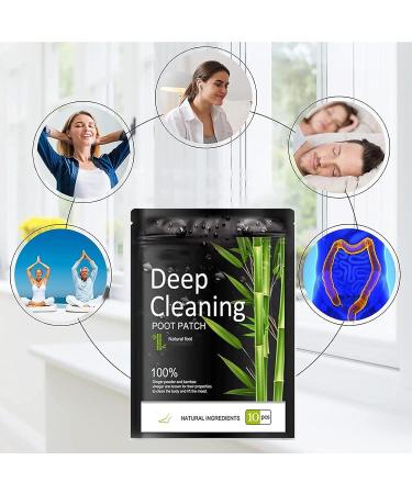 20PCS Premium Deep Cleansing Foot Pads with Bamboo Vinegar and Ginger - Foot Care for Stress Relief and Better Sleep - Buy Online on SooperMarket.com