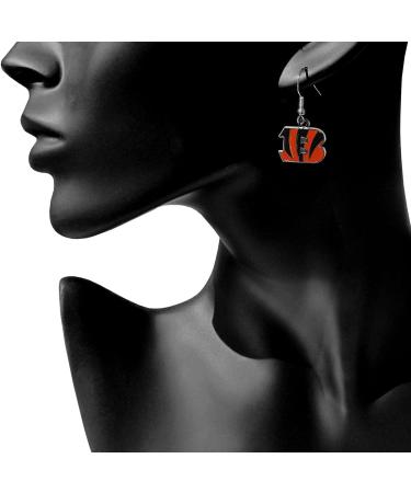 Siskiyou Sports NFL Cincinnati Bengals Chrome Dangle Earrings - Buy Online on SooperMarket.com