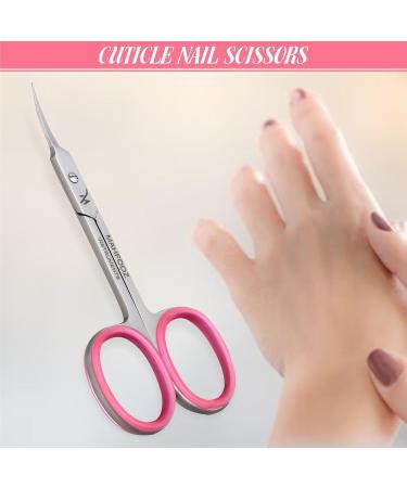 Nail Scissors 3 Pack - Blue & Pink Nail/Cuticle Scissors Set - Buy Online on SooperMarket.com