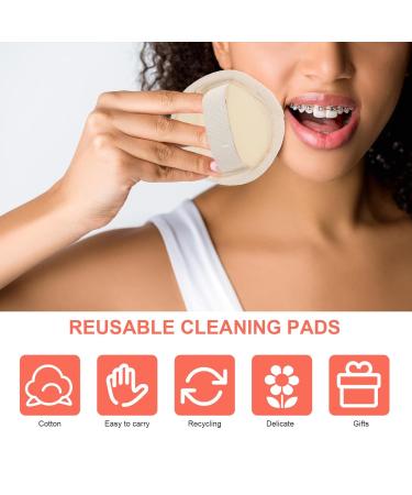 FOMIYES Exfoliating Loofah Sponge & Facial Cleansing Pad - Spa Quality Makeup Remover | Soft Cotton Puff for Face & Body - Buy Online on SooperMarket.com