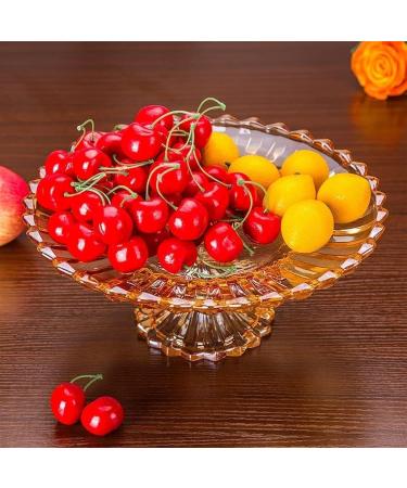 Kitchen Countertop Fruit Rack Fruit Basket Crystal Glass Fruit Bowl Decorative Centrepiece Fruit Basket Fruit Serving Bowls for Fruits Bread Vegetable Snacks Storage Fruit Trays for Party (Color : Onecolor - Buy Online on SooperMarket.com