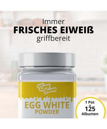 Easy Yummy Egg White Powder for Baking - 500g | 100% Pure Egg Powder for Perfect Bakes - Buy Online on SooperMarket.com