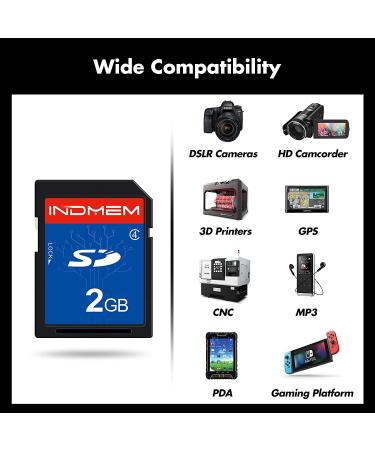 INDMEM 2GB Class 4 SLC SD Card - Secure Digital Standard, 1PC - Buy Online on SooperMarket.com