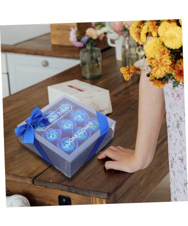 Artibetter 3 Boxes Rose Soap Flower Eternal Rose Bouquet Flower Gifts Rose Gifts Blue Gifts Graduation Party Floral Shower Soap Blue Rose Petals Diy Fake Rose Boxed Gift Box - Buy Online on SooperMarket.com