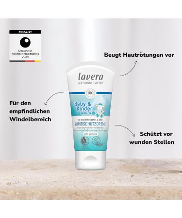 Lavera Baby & Children Diaper Cream - Pack of 4 (4x50ml) | Gentle Skin Care for Babies | Fast International Shipping - Buy Online on SooperMarket.com