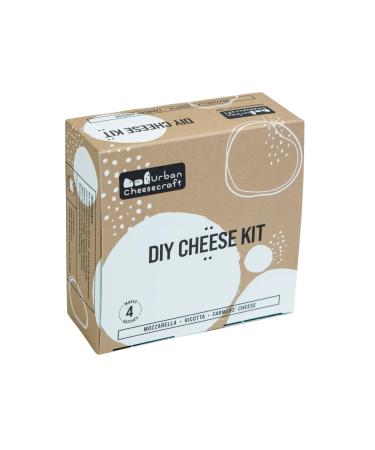 Mozzarella, Ricotta & Farmers' Cheese Kit - 4 Batches, Make Cheese in 1 Hour, Vegetarian, Gluten Free & Non-GMO