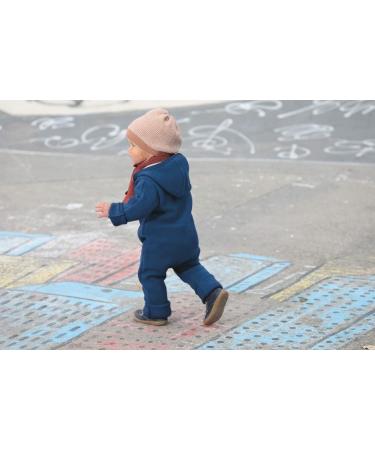 Disana Baby Jumpsuit/Onesie 50-56 Plum - Organic Merino Wool - Soft & Cozy - Buy Online on SooperMarket.com