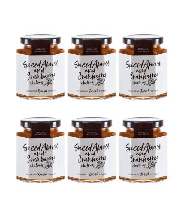 Hawkshead Relish Company Spiced Apricot & Cranberry Chutney 215g - Pack of 6