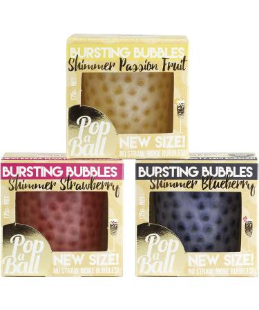 Popaball Shimmer Blueberry Bursting Bubbles 175g - Prosecco Gin Mocktail & Cocktail Gift Set for Her - Buy Online on SooperMarket.com