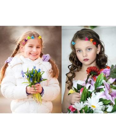 50 Pcs Butterfly Hair Clips for Girls Women Kids - Mini Hair Claw Barrettes - Buy Online on SooperMarket.com