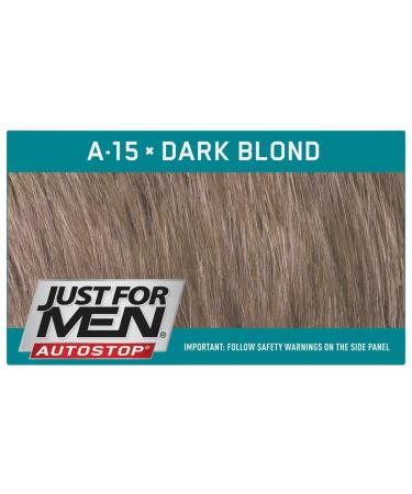 Just for Men AutoStop Dark Blond Hair Color A-15 - 1.2 oz | Easy Hair Dye for Men - Buy Online on SooperMarket.com
