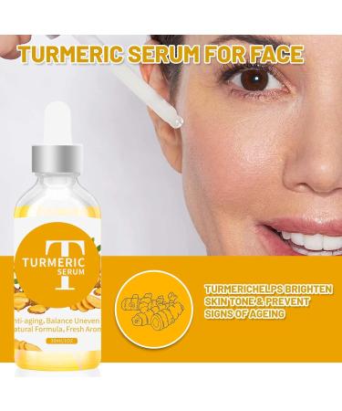 Turmeric Dark Spot Correcting Serum Niacinamide Serum Hydrating Serum Anti Aging Brightening Face Serum For Pure Skin Glow Face Serum Reduce Wrinkles Acne For Face Moisturizes Face Skincare - Buy Online on SooperMarket.com