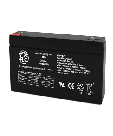AJC Battery Compatible with Tempest TR7-6 6V 7Ah Sealed Lead Acid Battery