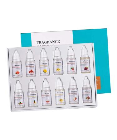 12x DIY C Base Oil Natural Food Grade Lotion Lipstick Making Flavor Materials Moisturizing 10ml Style2