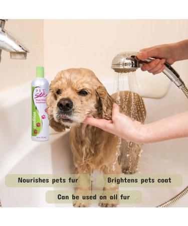 Buy Pet Silk Bright White Pet Conditioner 472 ml - Best International Shipping for Your Pet's Grooming Needs - Buy Online on SooperMarket.com