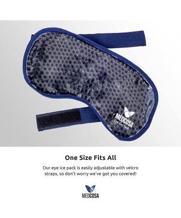 Medcosa Eye Ice Pack - Cooling Gel Mask for Tired Eyes, Pain Relief, Migraines, Puffy Eyes - Aid for Better Sleep - Buy Online on SooperMarket.com