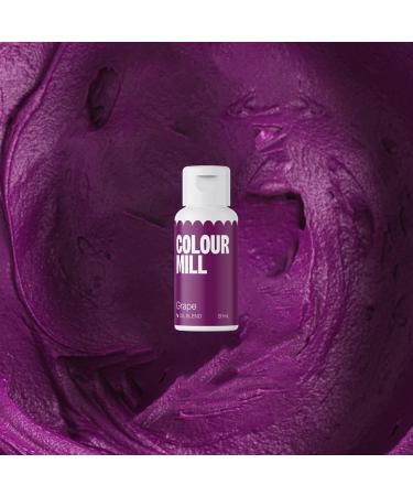 Colour Mill Grape Oil Based Food Colouring 20ml Colours all Icings Chocolate Dough and More