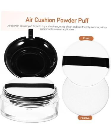BELLIFFY Travel Powder Containers Powder Container with Puff Body Powder Container Portable Travel Size Container Loose Powder Containers Puff Powder Applicator Small Powder Puff - Buy Online on SooperMarket.com