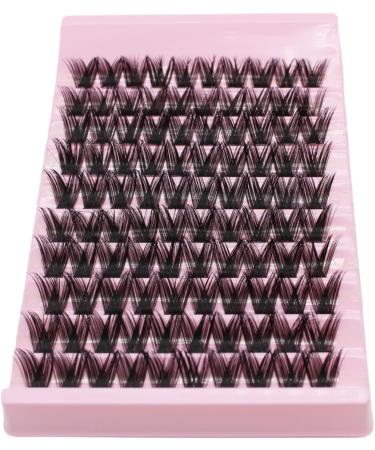 Selawasty 100 Lash Clusters - DIY Eyelash Extensions D Curl Mega Volume Individual Lashes - Wispy Cluster Extensions for Home - S7-D-12-16MIX - Buy Online on SooperMarket.com