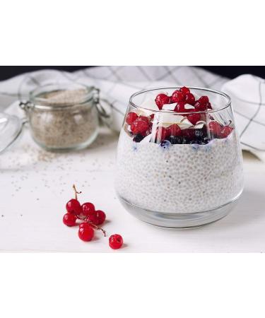 Non-GMO White Chia Seeds 12 oz - Raw & Kosher, Omega-3, Protein & Fiber Rich Superfood for Keto Vegan Sirtfood Diet - Ideal for Chia Pudding, Yogurt, Smoothies - 1 Pack - Buy Online on SooperMarket.com