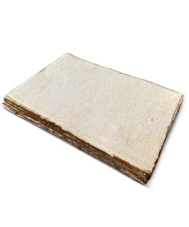 Handmade Antique Deckle Edge Blank Paper - A4 Size Package of 50 - Watercolor Mixed Media Loose Leaf Paper for Writers Invitations Crafts - Thick 130 GSM Recycled Paper - 8.25 x 11.7" A4 Vintage Paper