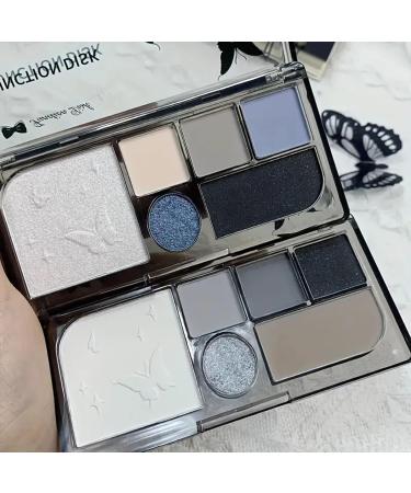 Smoky Eye Shadow Palette - Matte & Pearlescent Waterproof Eyeshadow for Long-Lasting Cool Daily Makeup - Buy Online on SooperMarket.com