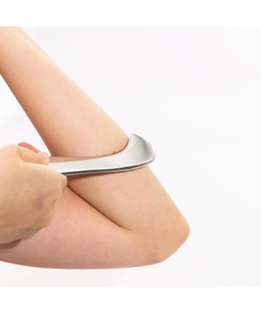 NCCYOOT gua sha tool gua sha stainless steel iastm tool Gussha massage tool muscle scraping tool for Soft Tissue Therapy and Reduce Arms Back Legs Neck Shoulder Muscle Pain(ms) S shape - Buy Online on SooperMarket.com