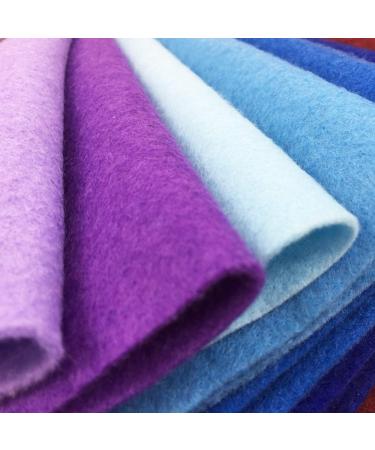 Flic-Flac 1.4mm Soft Felt Fabric Sheet Assorted Color Pack - 24pcs DIY Craft Sewing Squares Nonwoven Patchwork (20*30cm) - Buy Online on SooperMarket.com