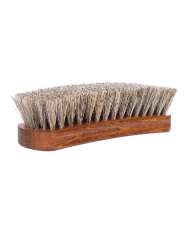 Kaps Premium Quality Shoe Brush Lux Natural Horsehair Shine Buff Polish (17 cm Length) 17cm lentgh