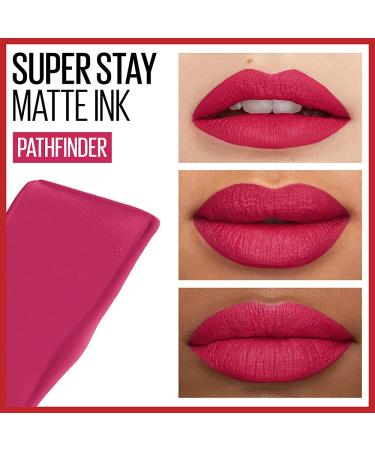 Maybelline Super Stay Matte Ink Liquid Lipstick in Pathfinder Berry Pink - 16H Wear - 0.17 Fl Oz - Buy Online on SooperMarket.com