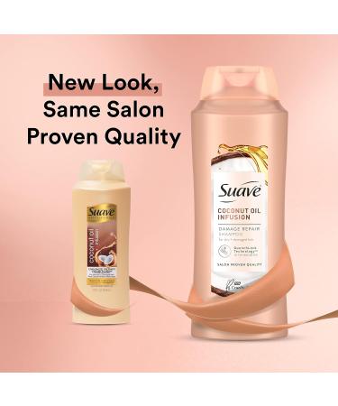 Suave Professionals Coconut Oil Damage Repair Shampoo + Conditioner 28 fl oz - Pack of 4 - Buy Online on SooperMarket.com