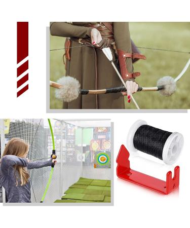 Hanaive Bowstring Separator & Serving Thread Set - Red | Compound Bow Accessory Maintenance Kit - Buy Online on SooperMarket.com
