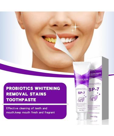 SP-7 Probiotic Whitening Toothpaste - Advanced Whitening & Oral Health (1 Pcs) - International Shipping Available - Buy Online on SooperMarket.com