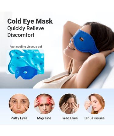 Reusable Gel Eye Mask | Cooling Eye Mask for Puffy Eyes & Migraine Headache Relief - Buy Online on SooperMarket.com