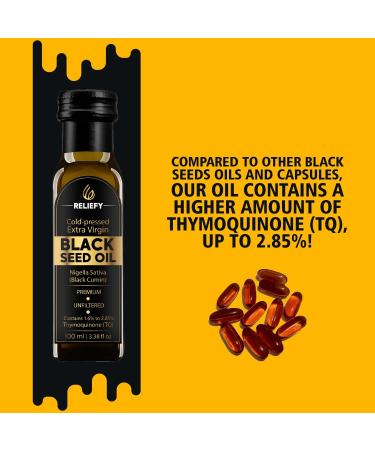 Premium 9X% Ultra Strength Black Seed Oil | 100% Cold-Pressed Nigella Sativa | Rich in Omega 3, 6 & 9 | 100 ml - Buy Online on SooperMarket.com