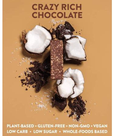 Dang Keto Bar - Crazy Rich Chocolate with Sea Salt | 12 Bars (1.4 oz each) - Low Carb Snack - Buy Online on SooperMarket.com