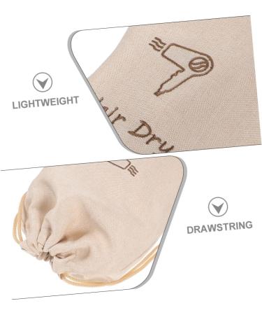 OATIPHO Hair Dryer Bag Multi-use Dryer Portable Draw Pouch Linen Organizer Bag for Storage Linen Hair Dryer Bag - Buy Online on SooperMarket.com