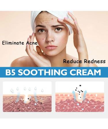 Repairing Face Cream Smoothing Day Cream Anti-Redness Moisturising Cream Firming Face Cream for Sensitive Skin Vitamin B5 Cream Against Acne Brightening & Skin Repair - Buy Online on SooperMarket.com