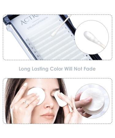 Colored 13mm White D Curl Easy Fan 0.07mm Eyelash Extensions - Self Premade Volume Lash Supplies - Buy Online on SooperMarket.com
